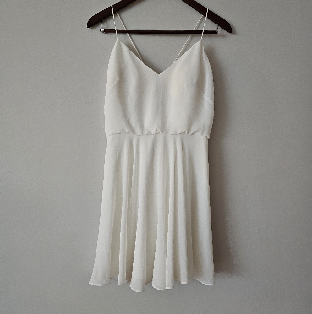 Jenny yoo collection white Mini dress